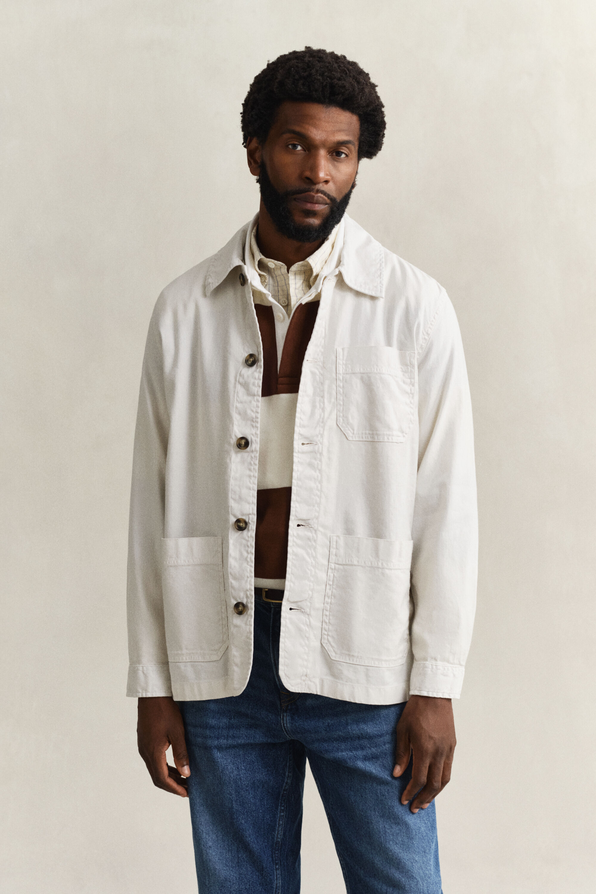 Linen Blend Overshirt