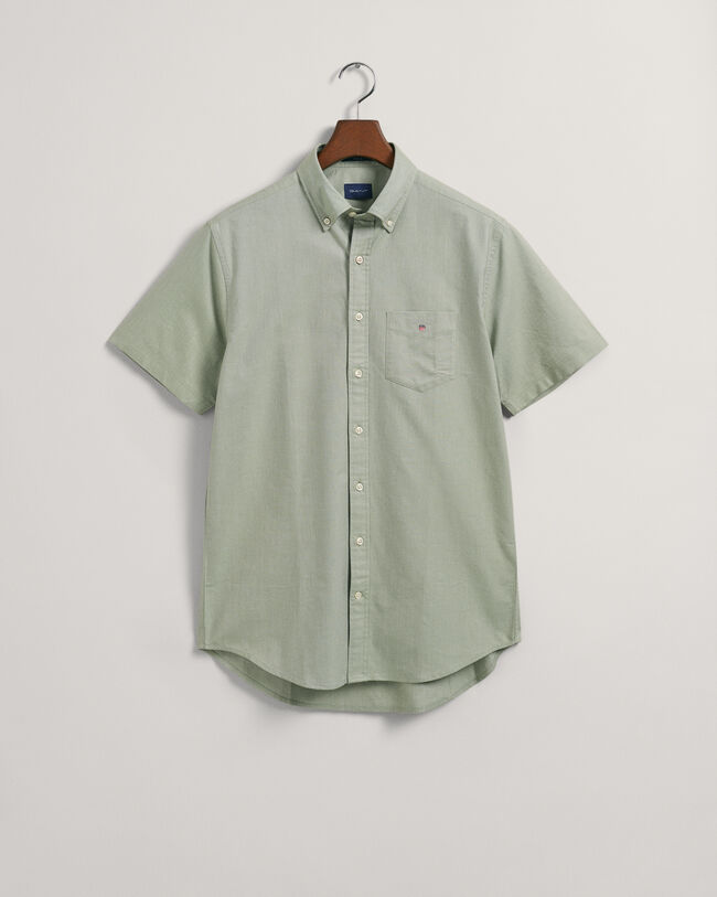 Regular Fit Short Sleeve Oxford Shirt