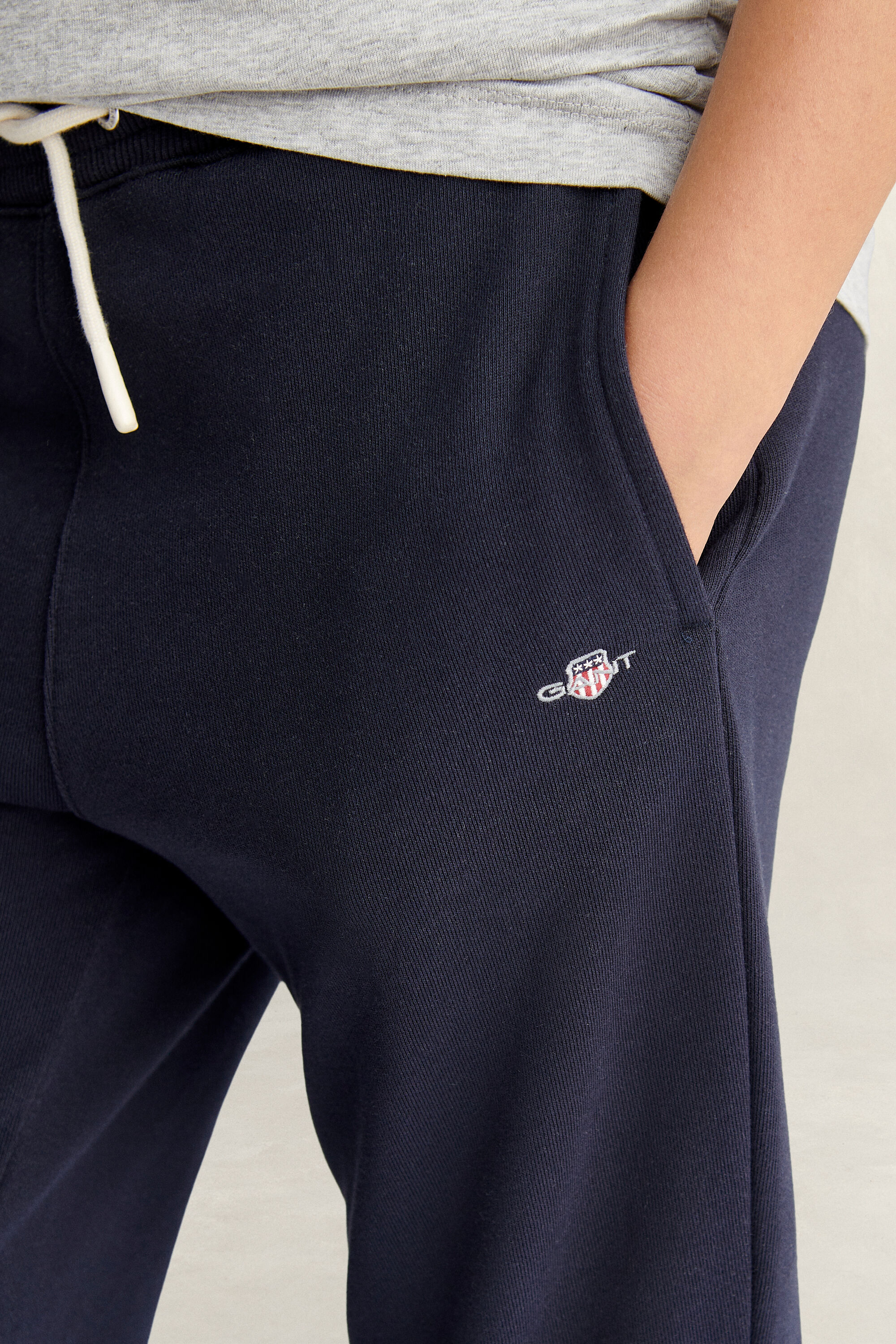 Teen Boys Shield Sweatpants — EVENING BLUE