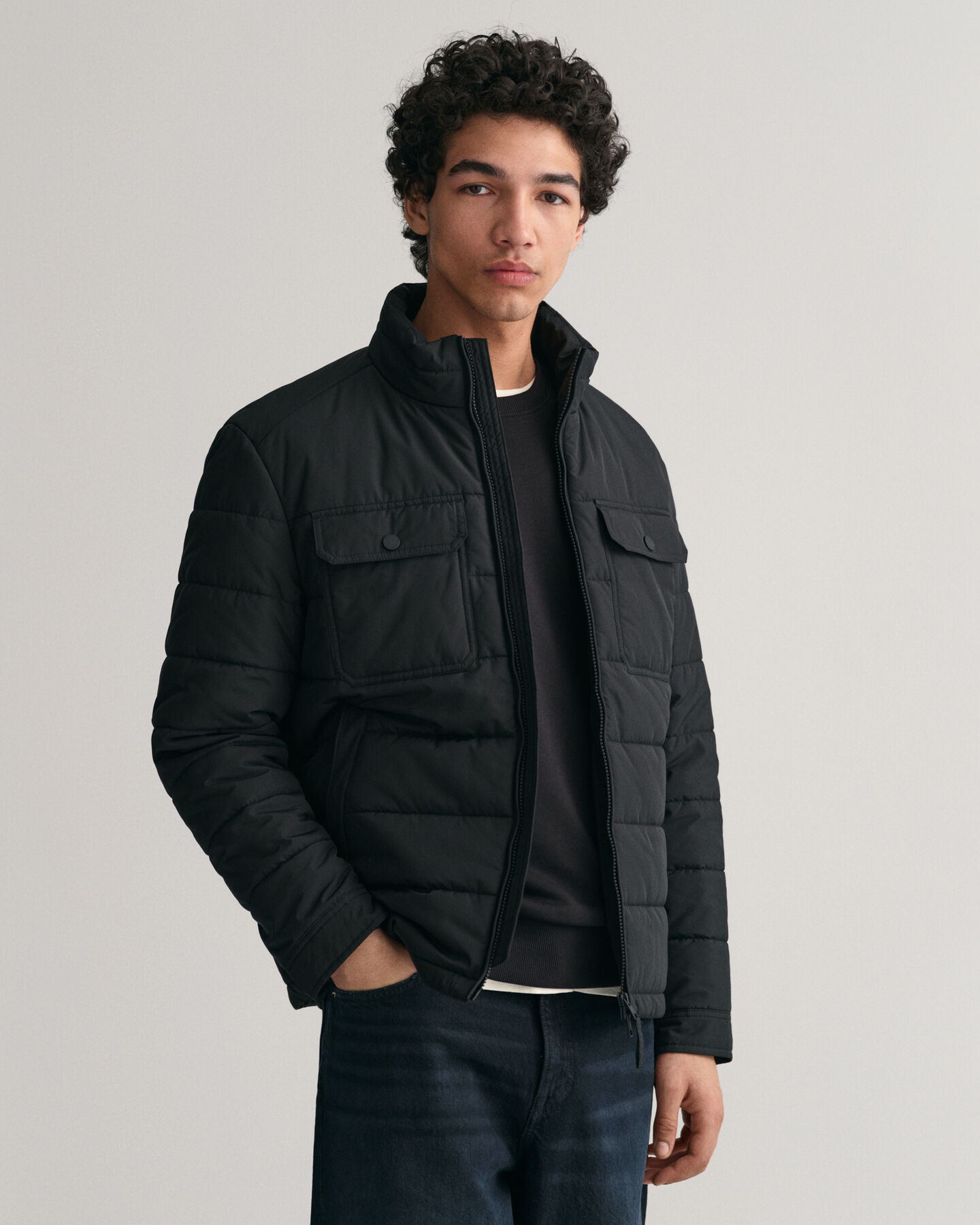 Channel Quilted Jacket
