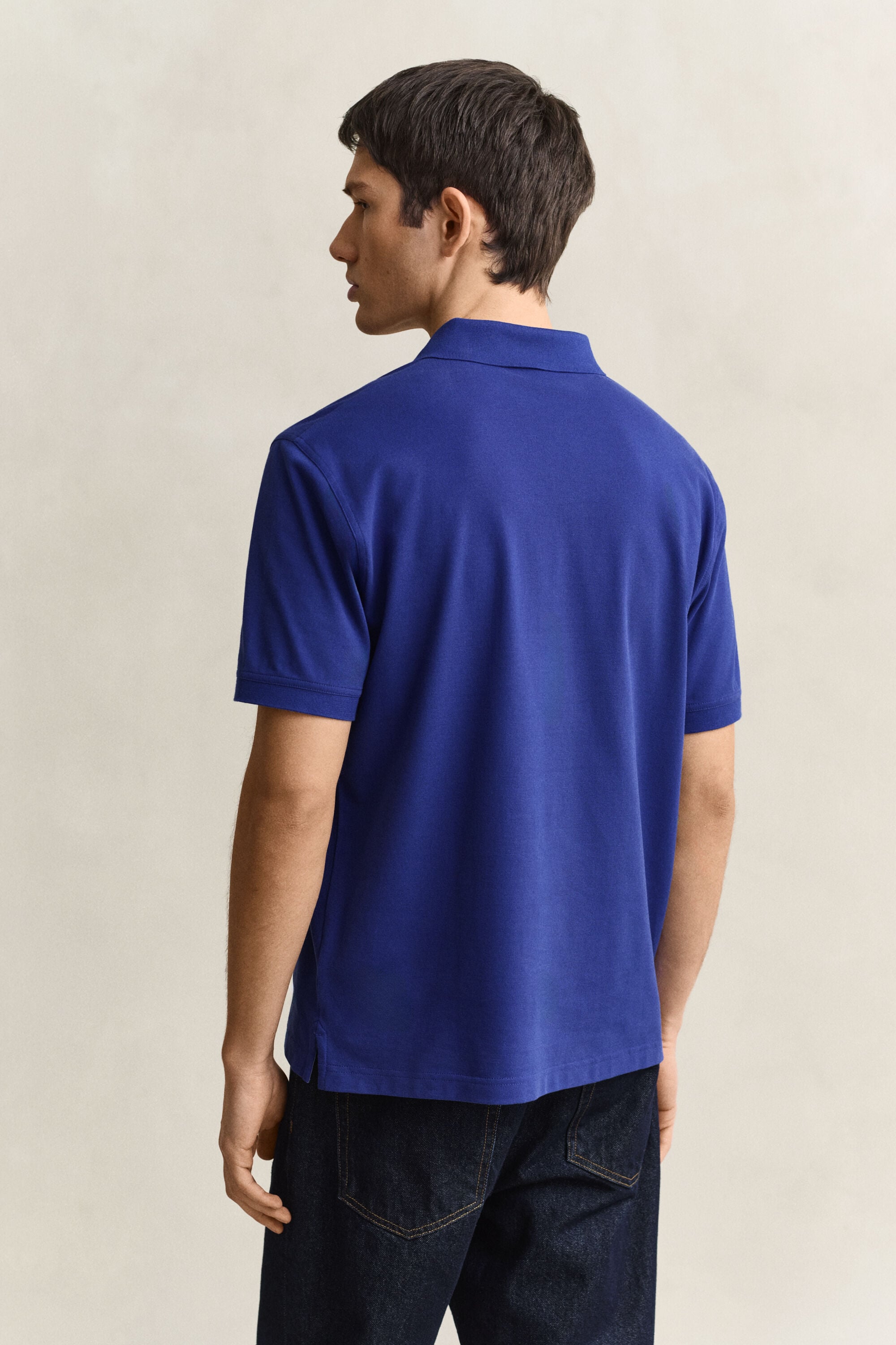 Contrast Piqué Polo Shirt