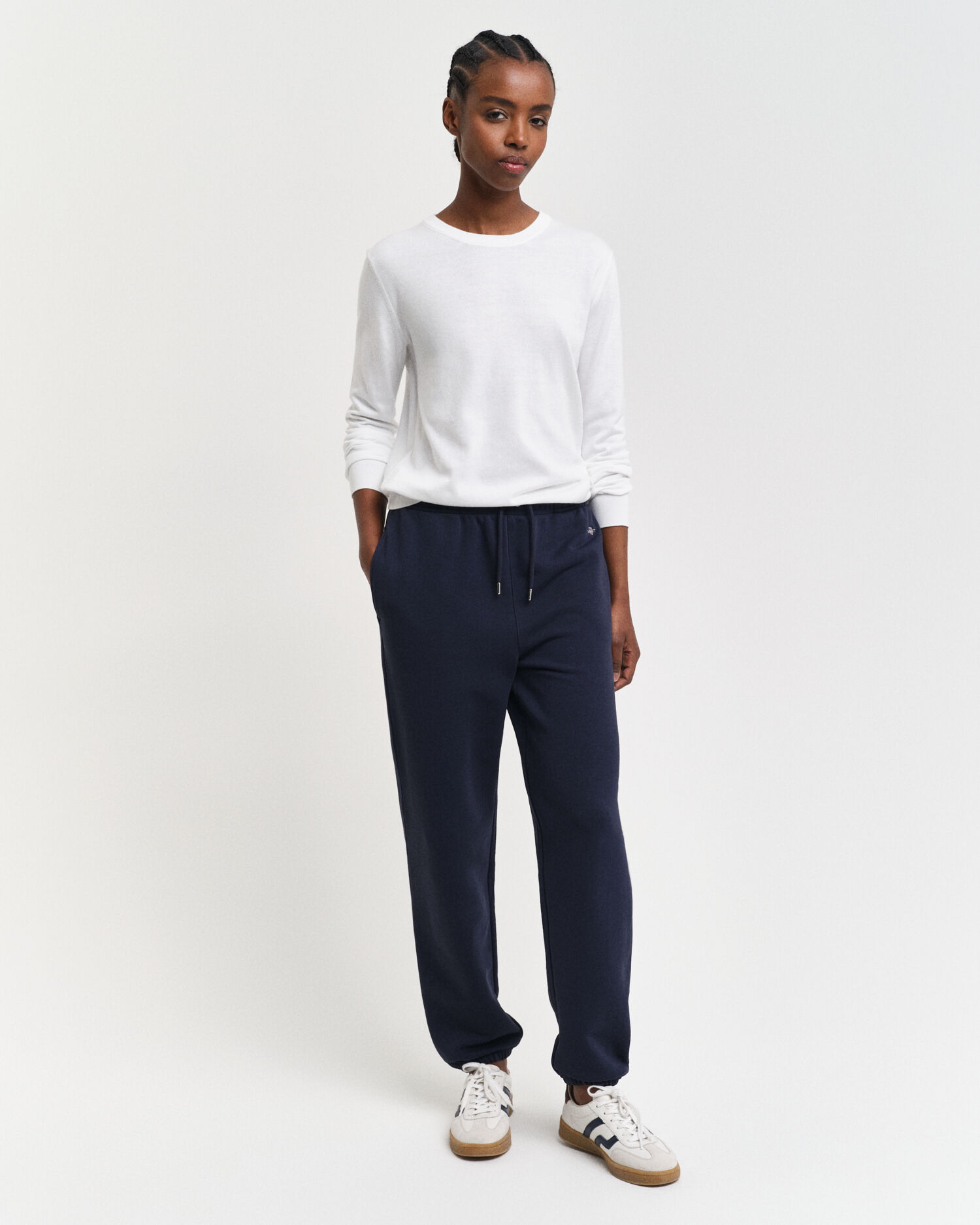 Fine Knit Crew Neck Sweater