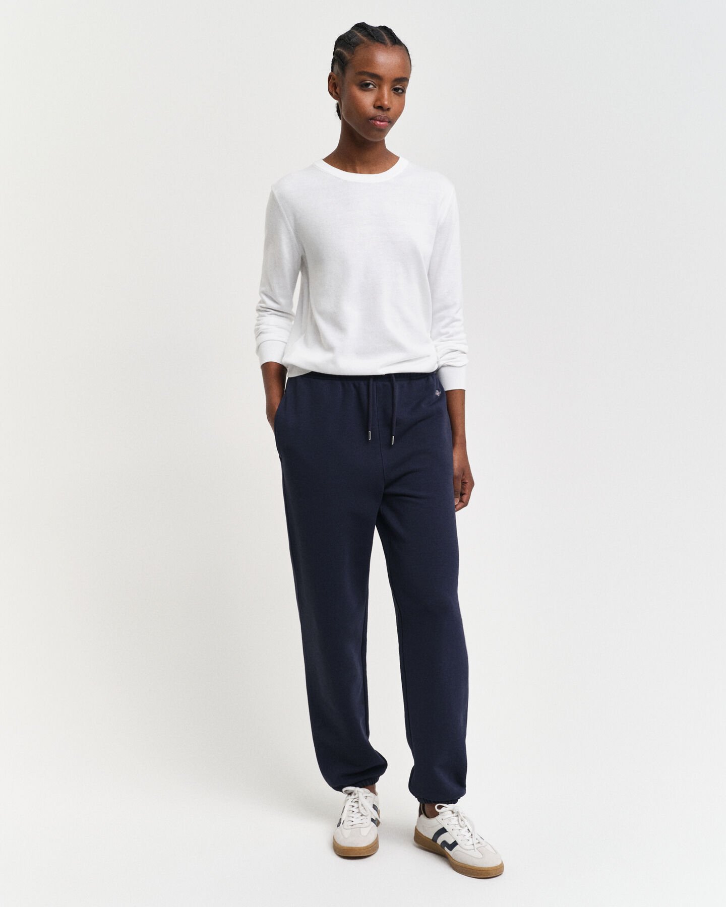 Fine Knit Crew Neck Sweater