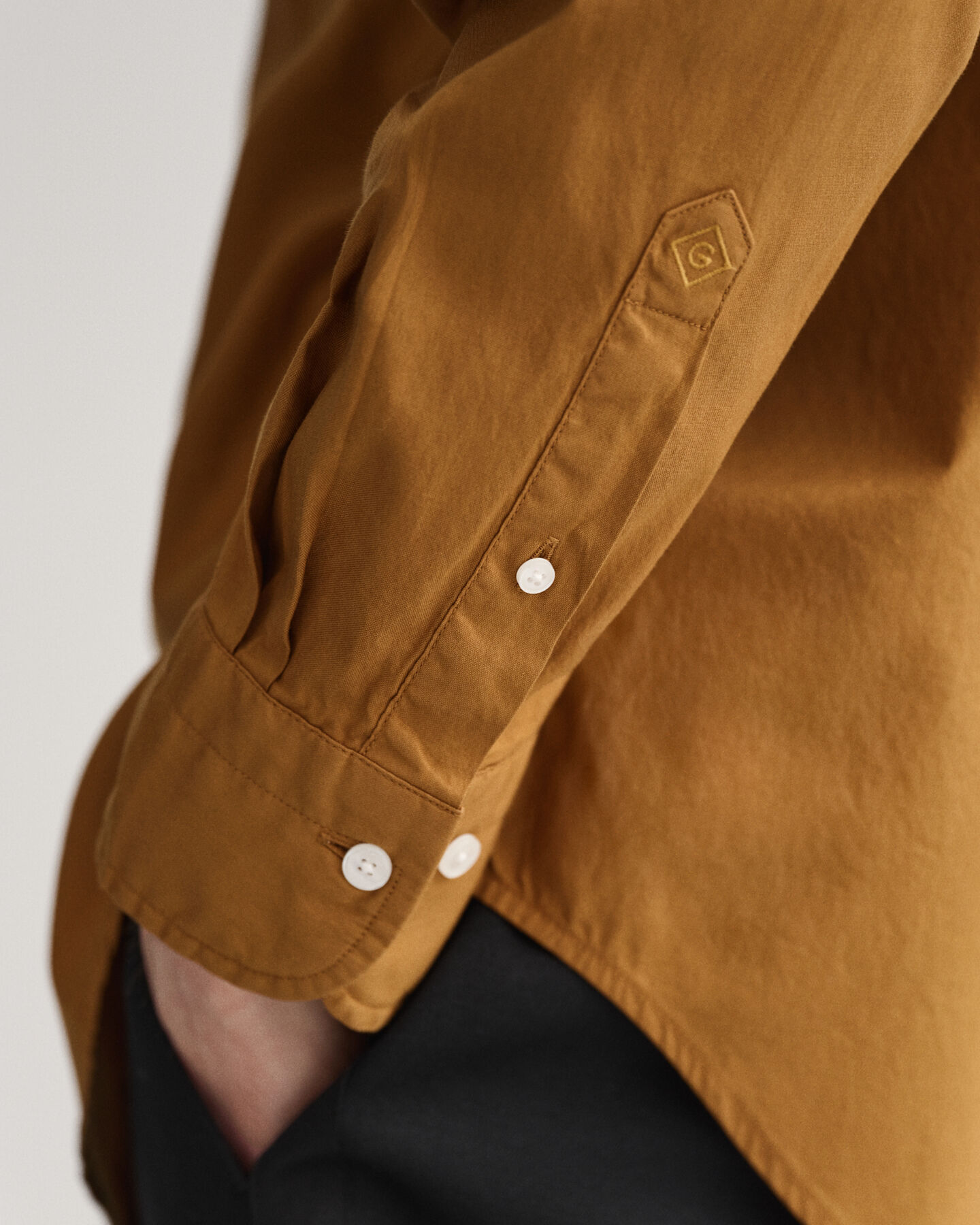 Relaxed Fit Garment-Dyed Oxford Shirt