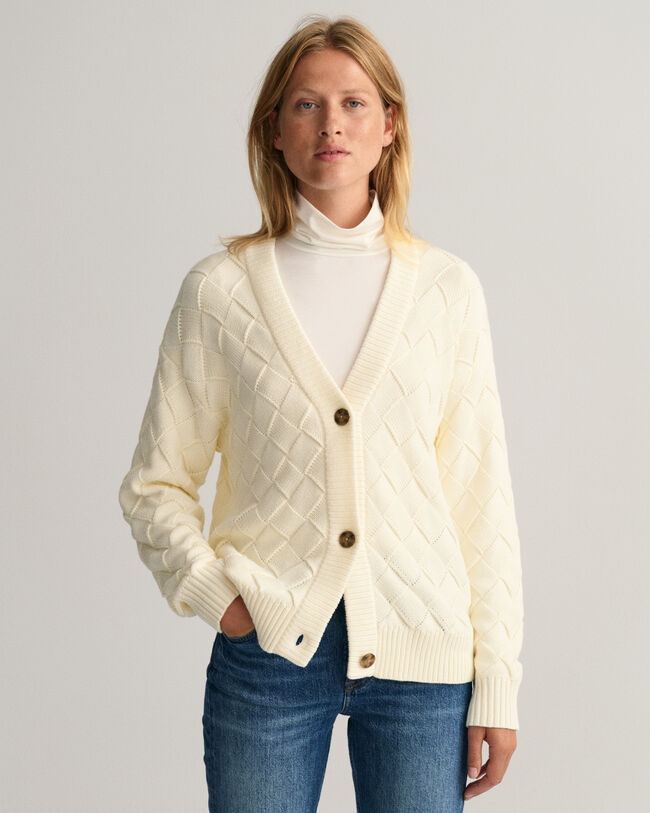 Weave Knit Cardigan