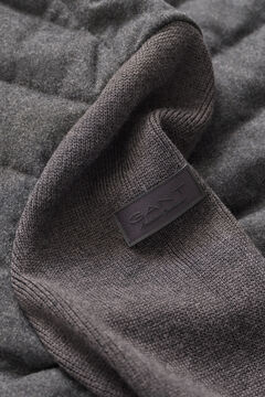 Hybrid Insulated Flannel Jacket — BLACK GREY 2