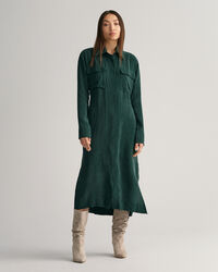 Relaxed Fit Utility Shirt Dress