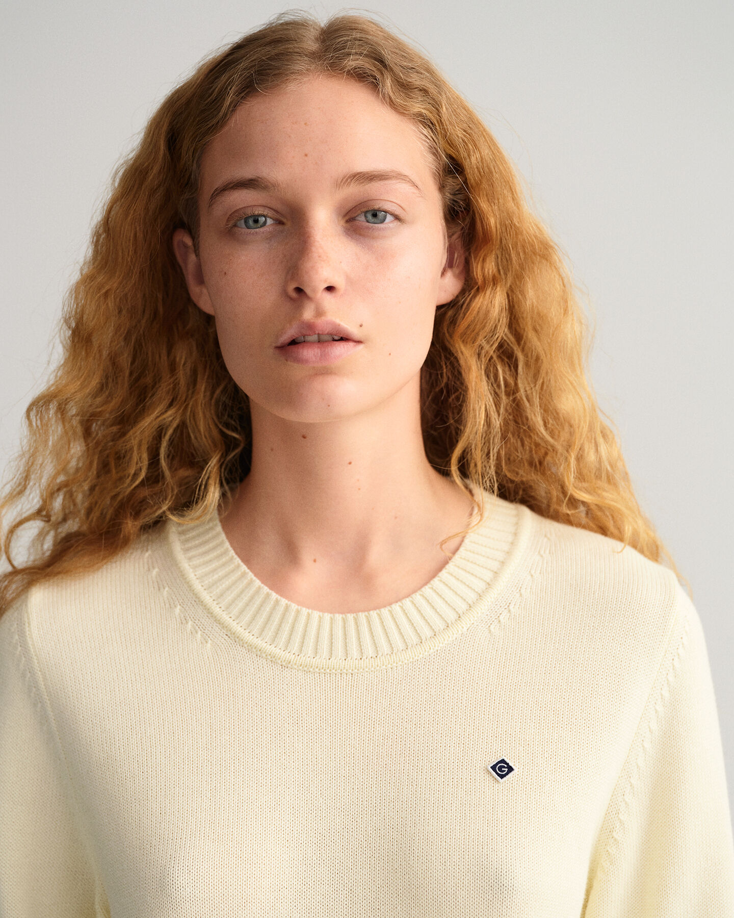 Icon G Cotton Crew Neck Sweater