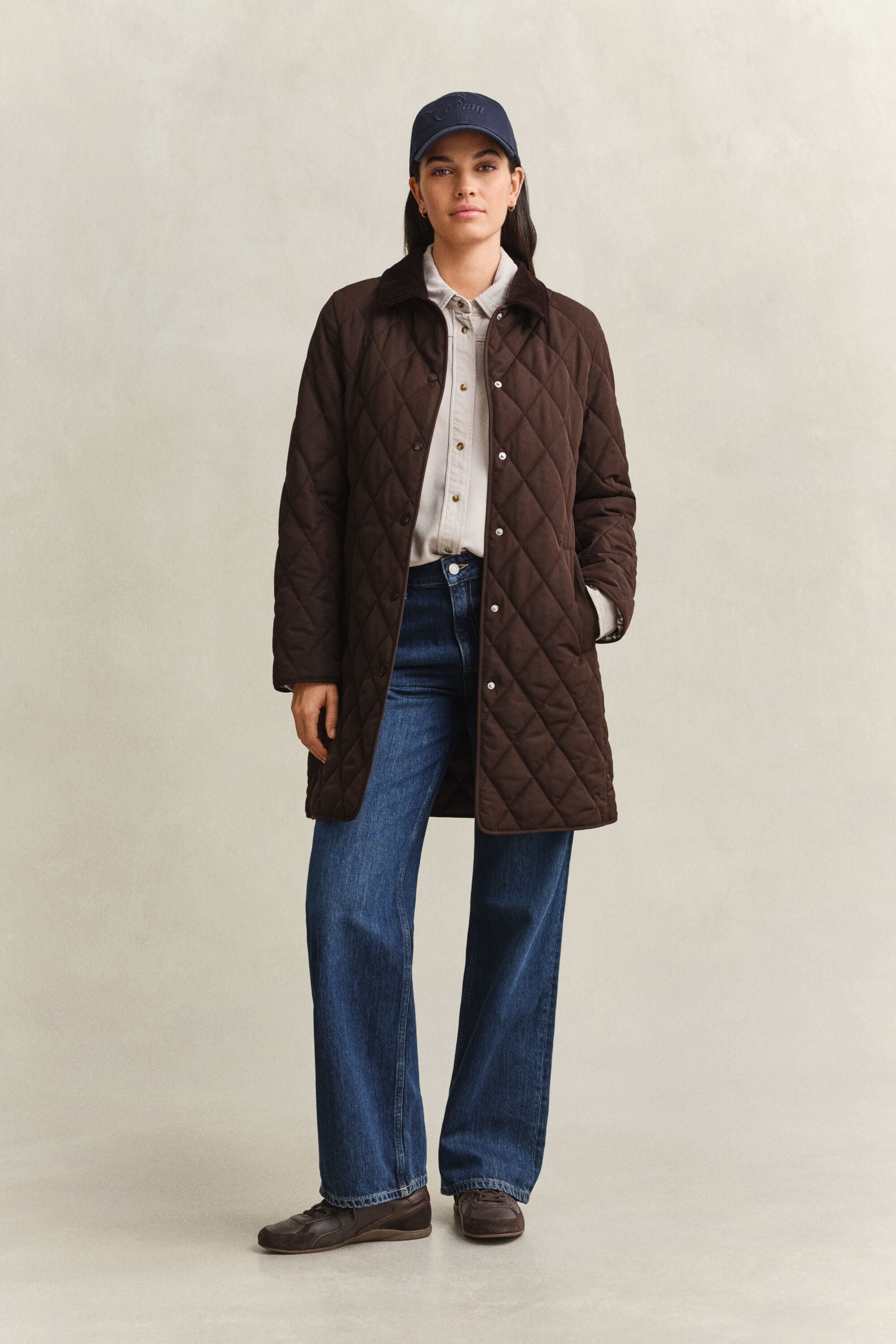 Fitted Quilted Coat