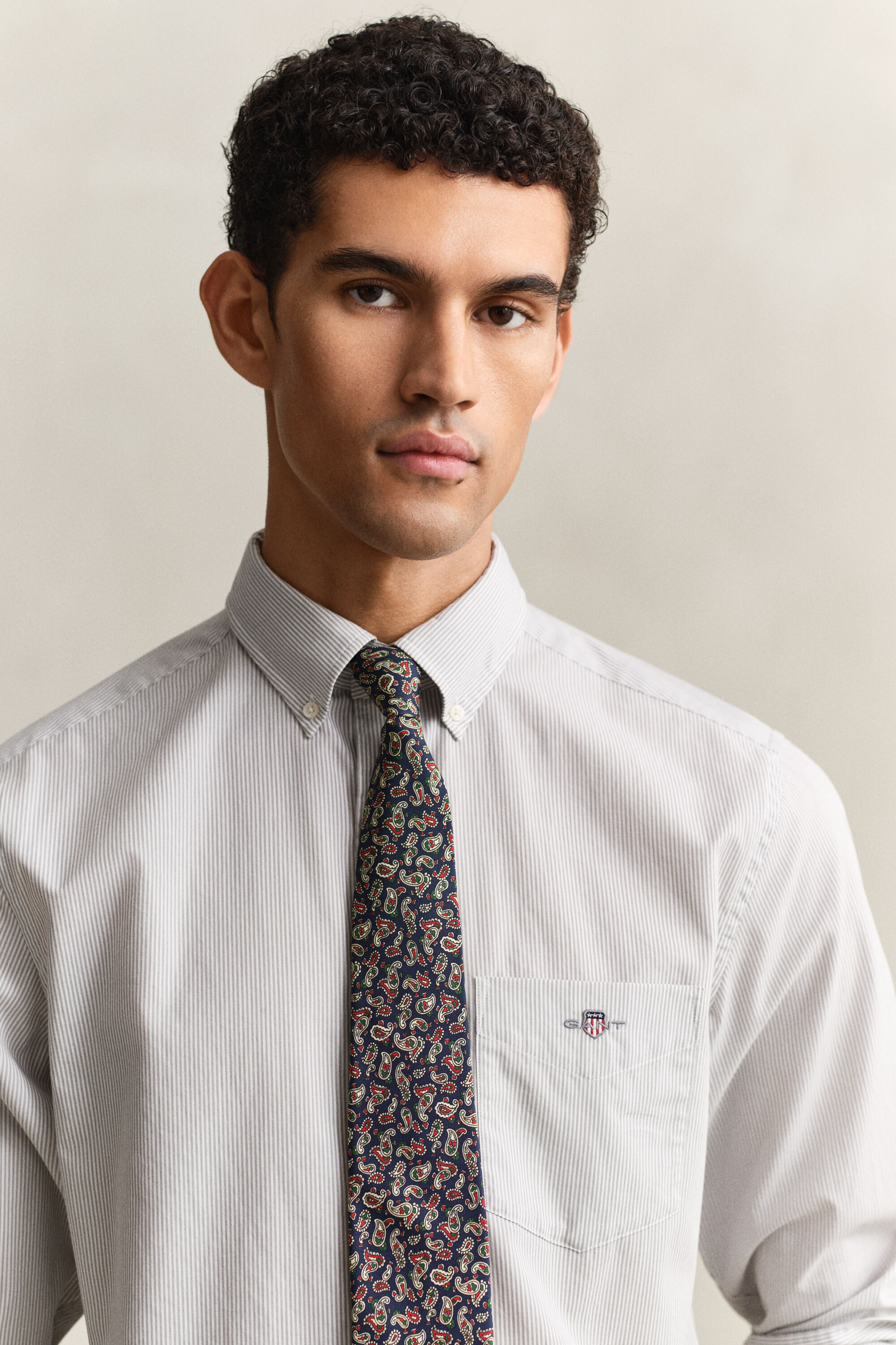 Banker Stripe Classic Poplin Shirt