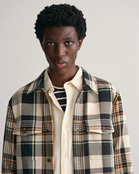 Checked Heavy Twill Overshirt