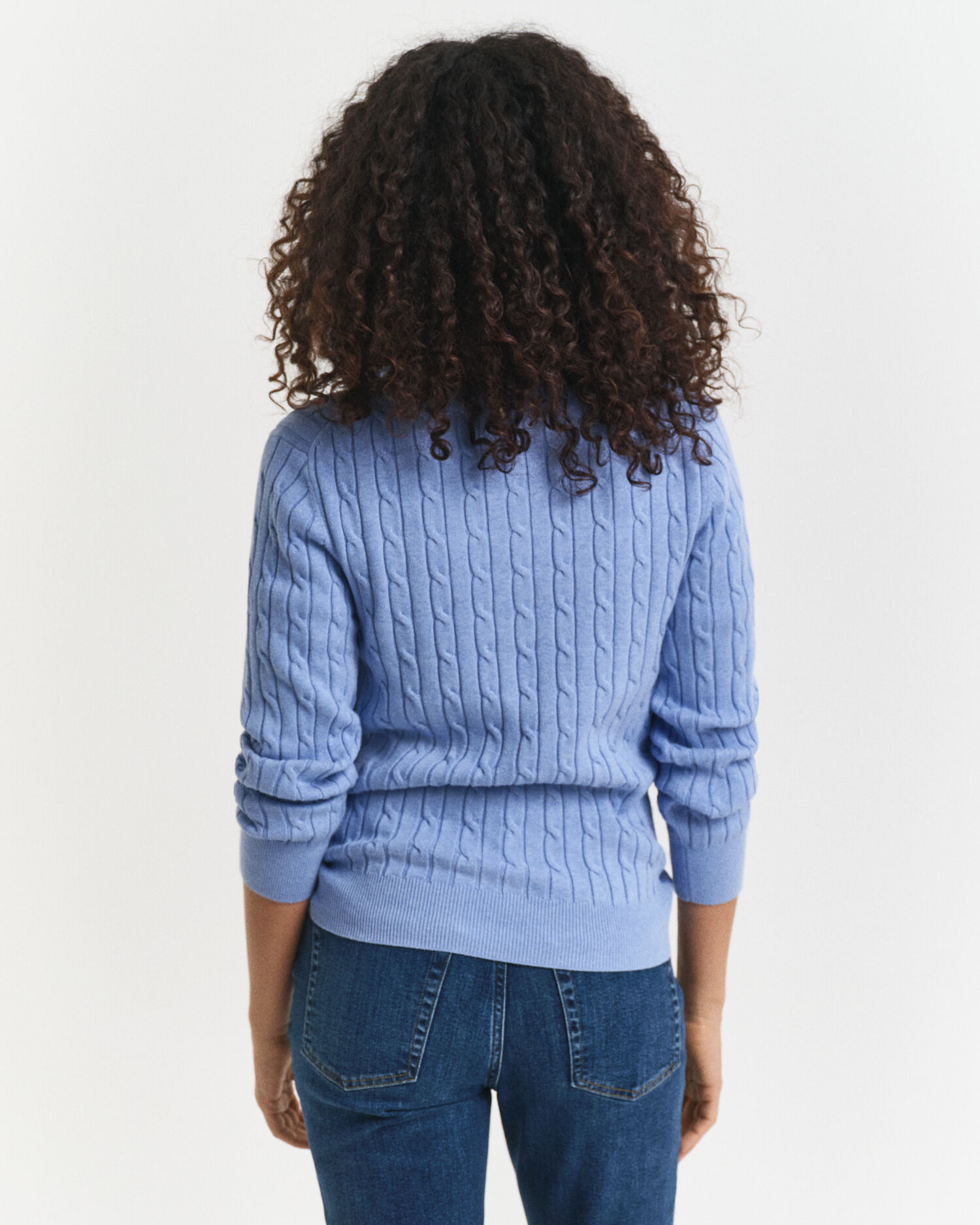 Cable Knit Half-Zip Sweater