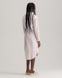 Multistripe Shirt Dress