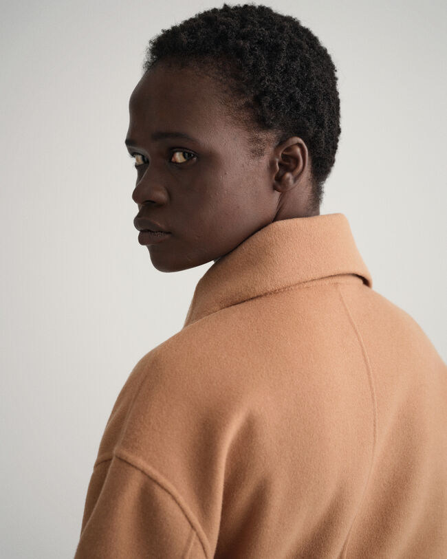 Handstitched Belted Coat