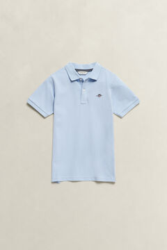 Teens Shield Polo Shirt — MUTED BLUE 2
