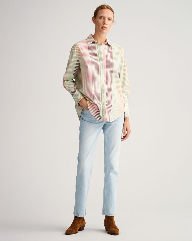 Relaxed Fit Multistripe Shirt