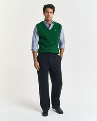 Lambswool Cable Knit Vest