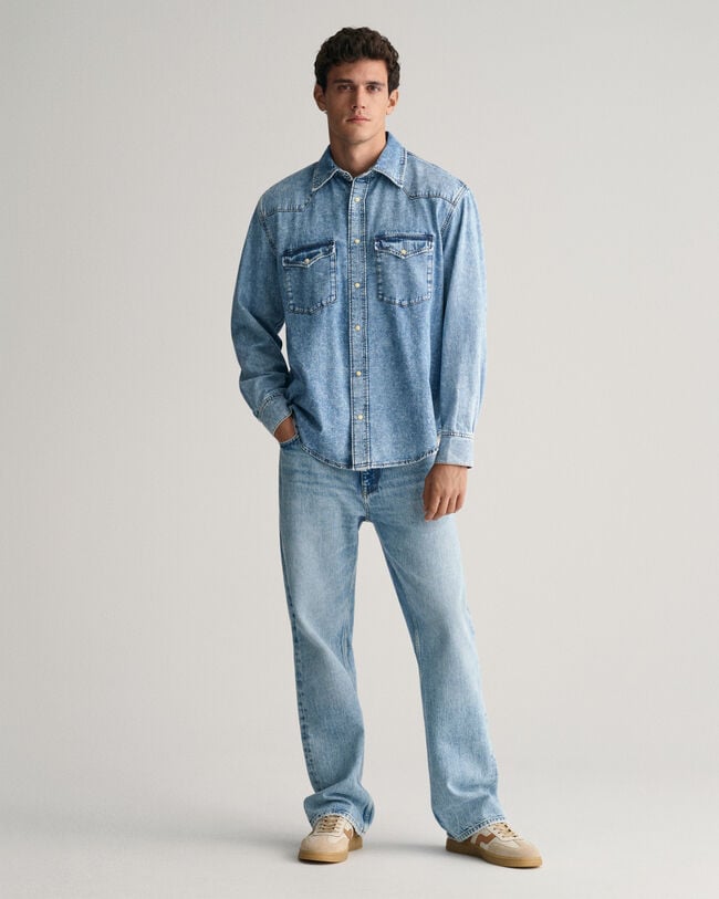 Relaxed Fit Denim Rodeo Shirt