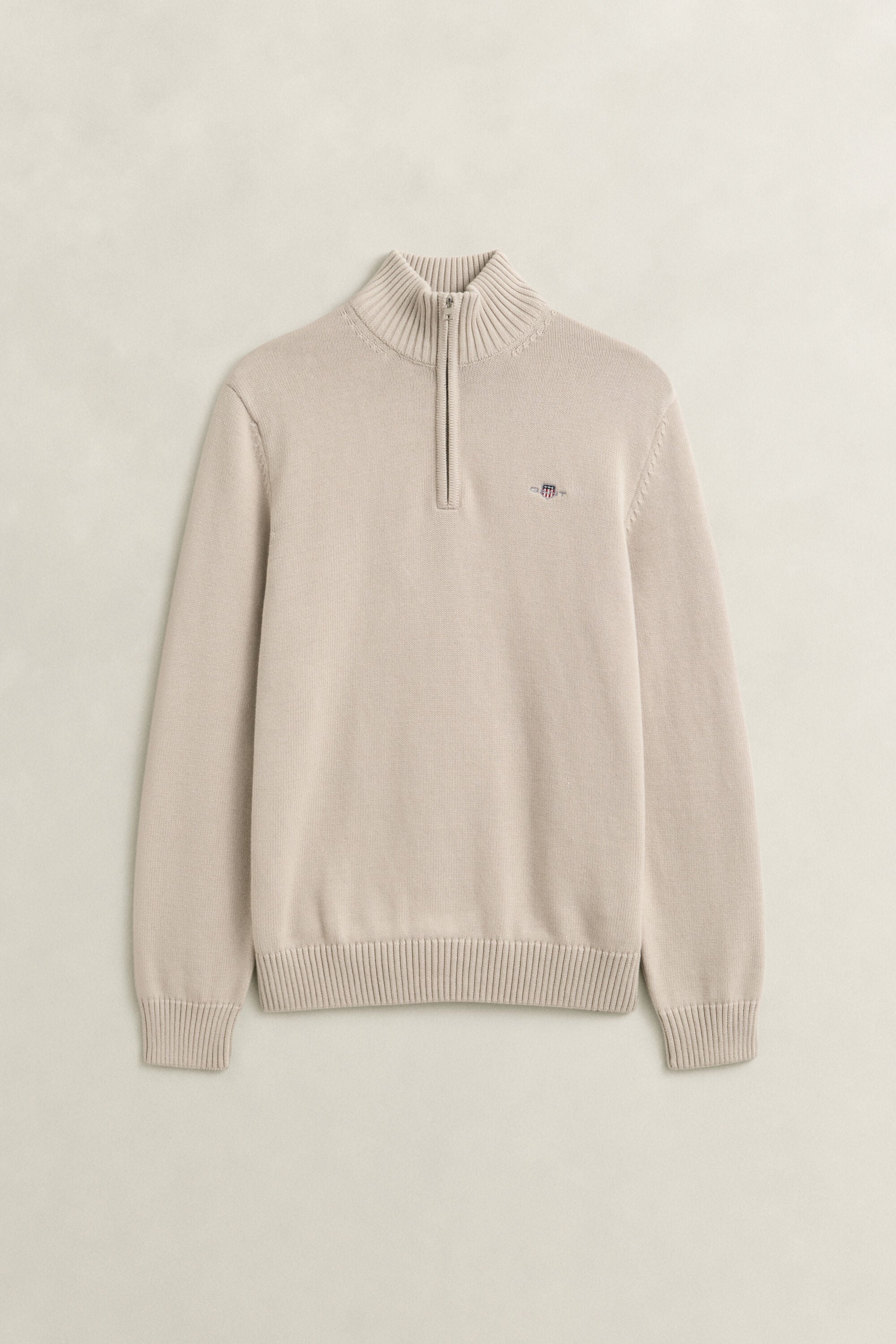 Casual Cotton Half-Zip Sweater