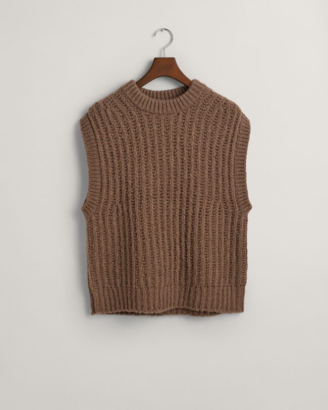 Ribbed Wool Vest