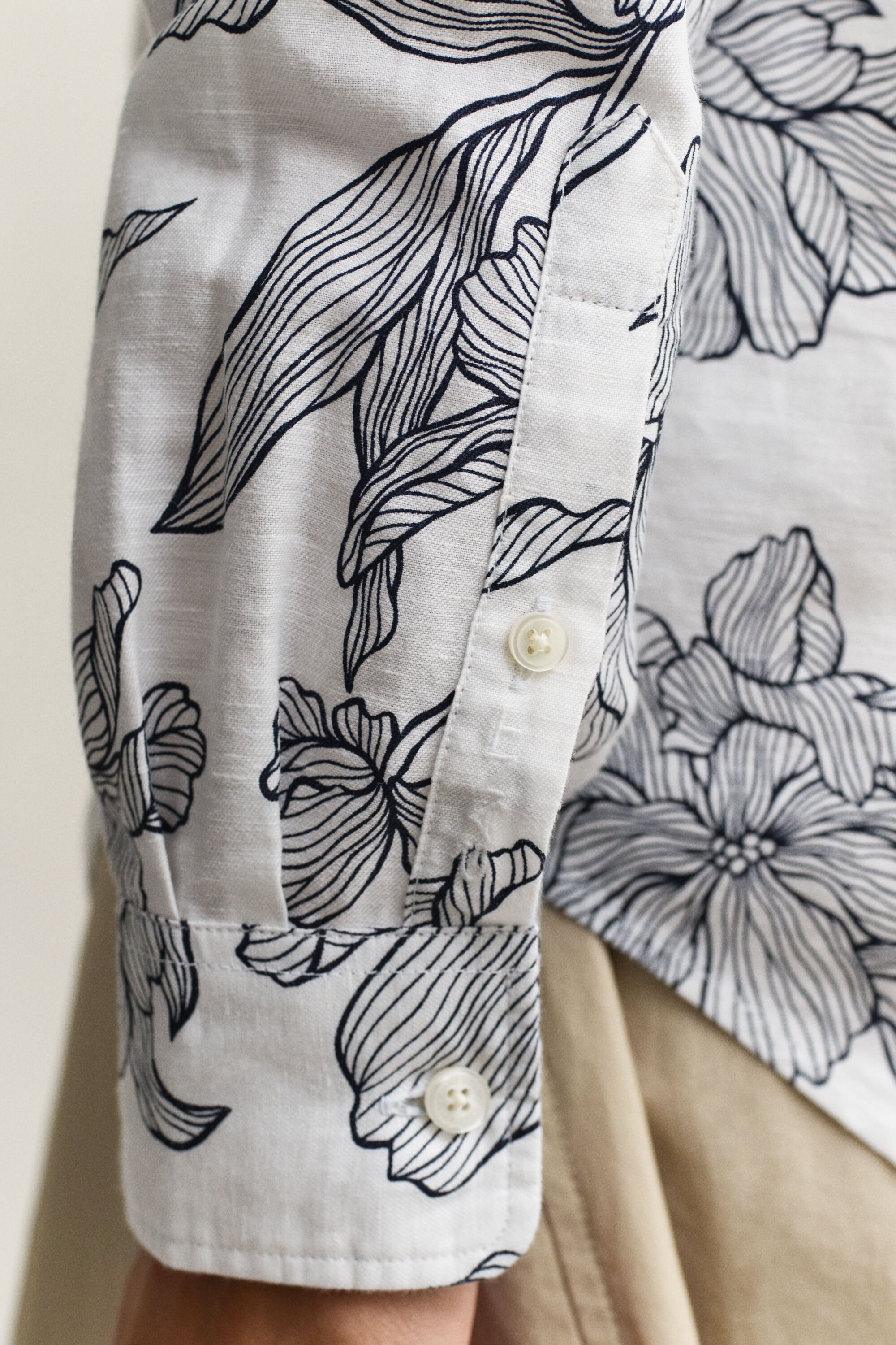 Floral Linen Shirt