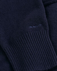 Superfine Lambswool Stand Collar Sweater