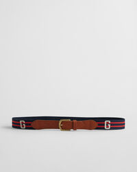 Striped Webbed Belt