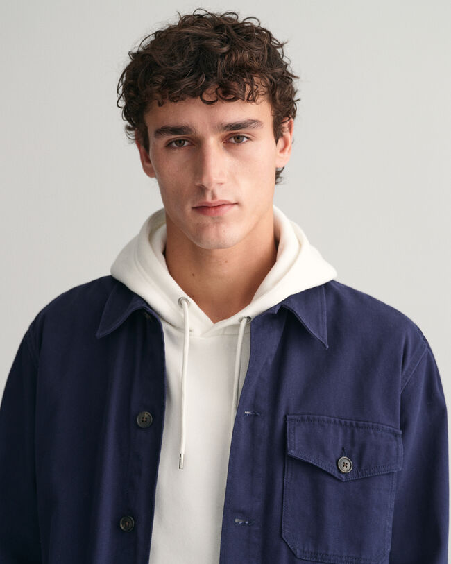 Brushed Twill Overshirt