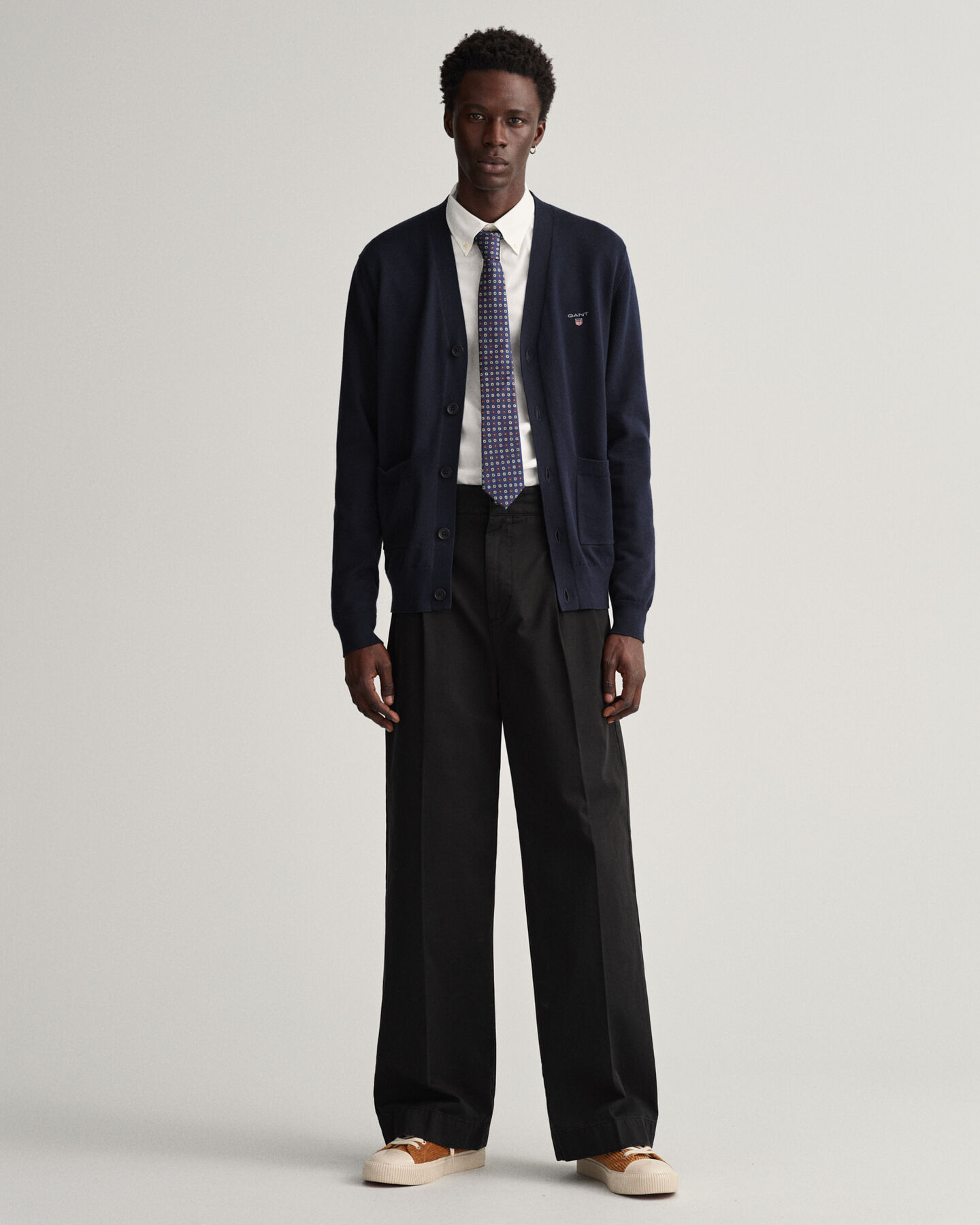 Classic Cotton V-Neck Cardigan