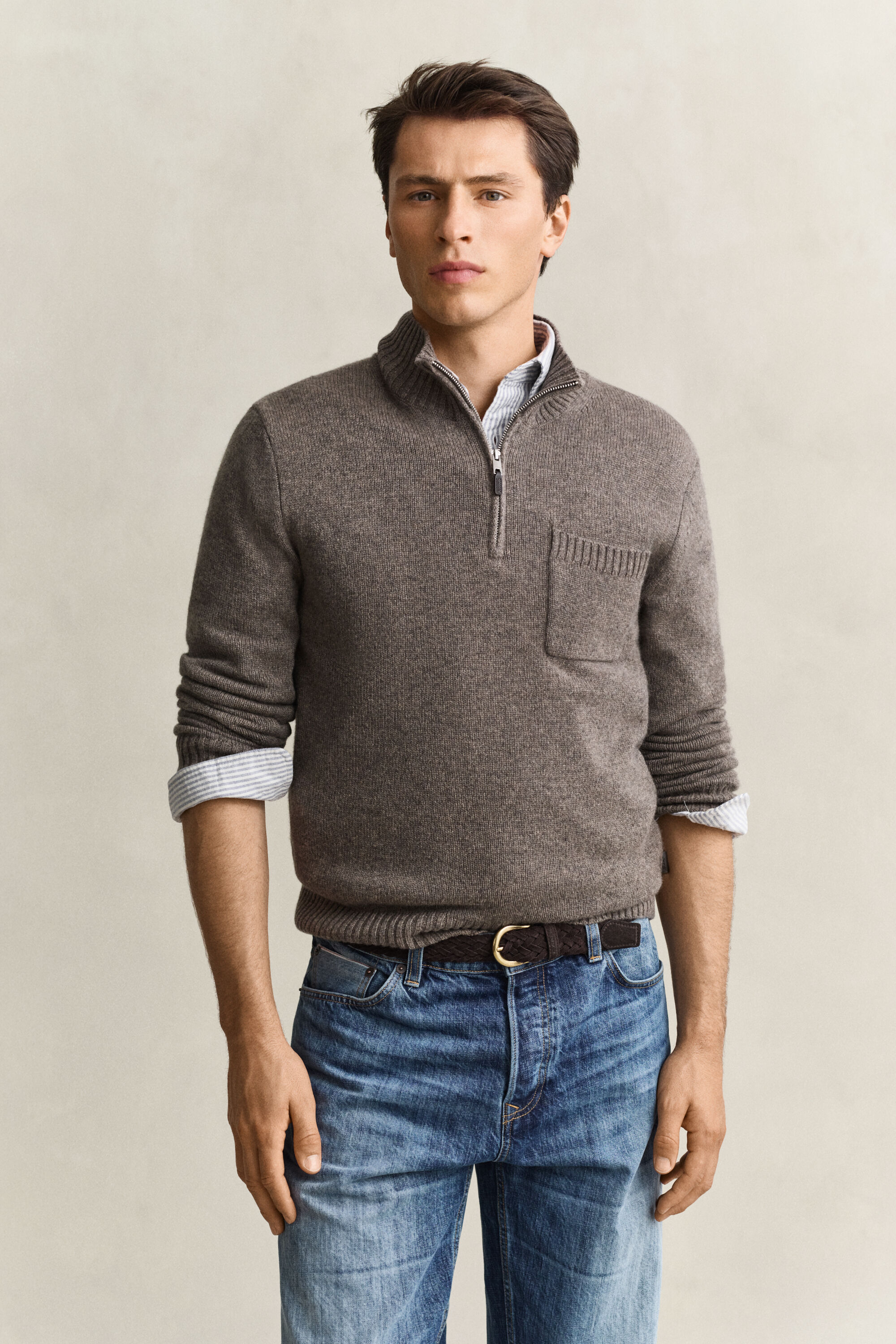 Cashmere Half-Zip Sweater