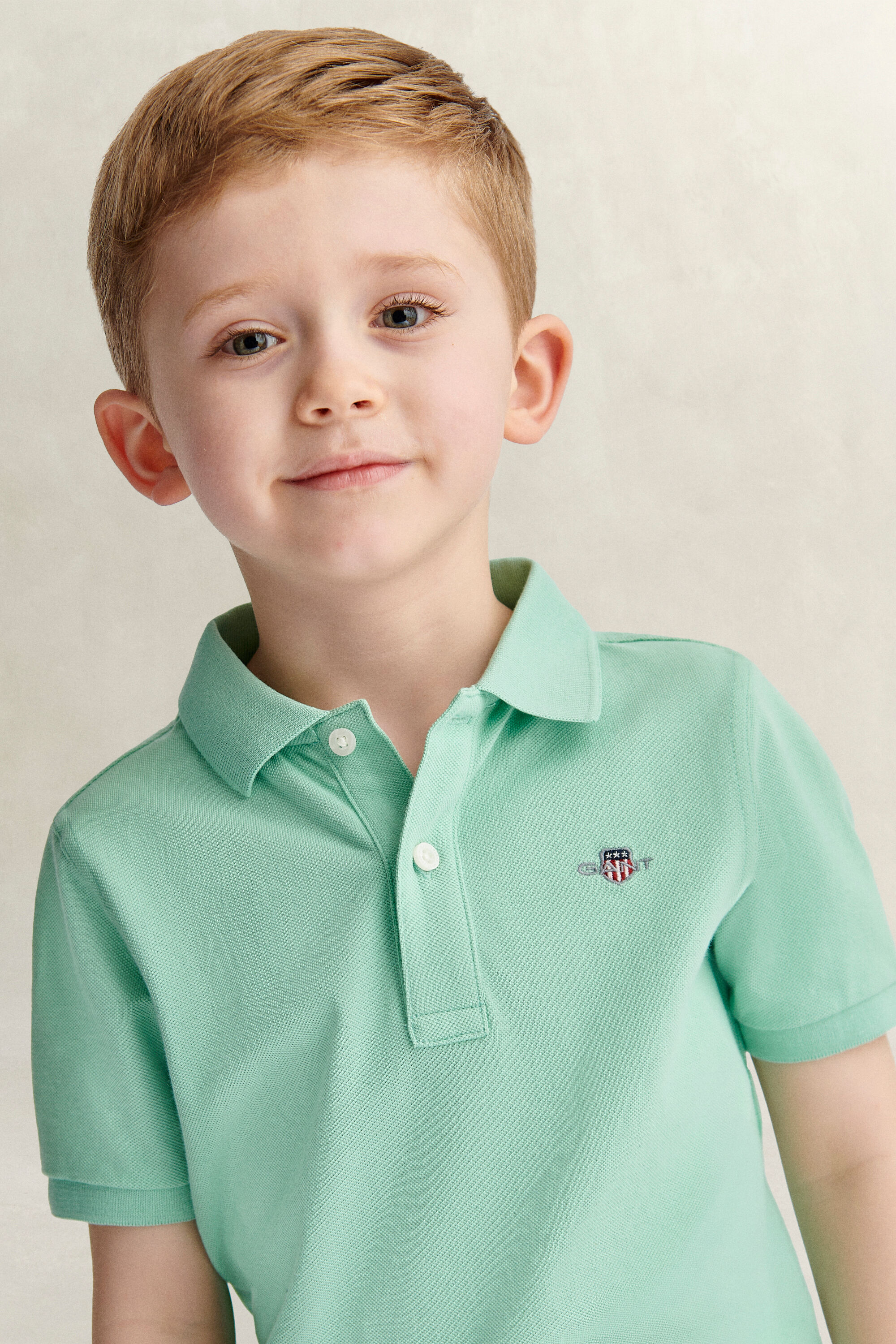 Kids Shield Piqué Polo Shirt