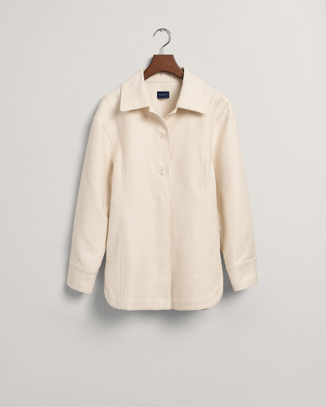 Textured Shirt Jacket