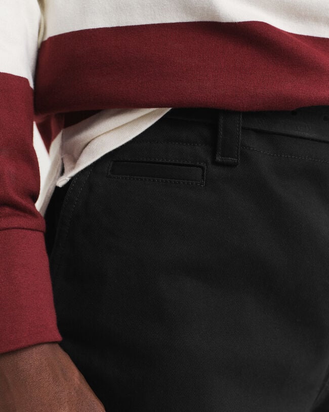 Relaxed Fit Cotton Twill Chinos