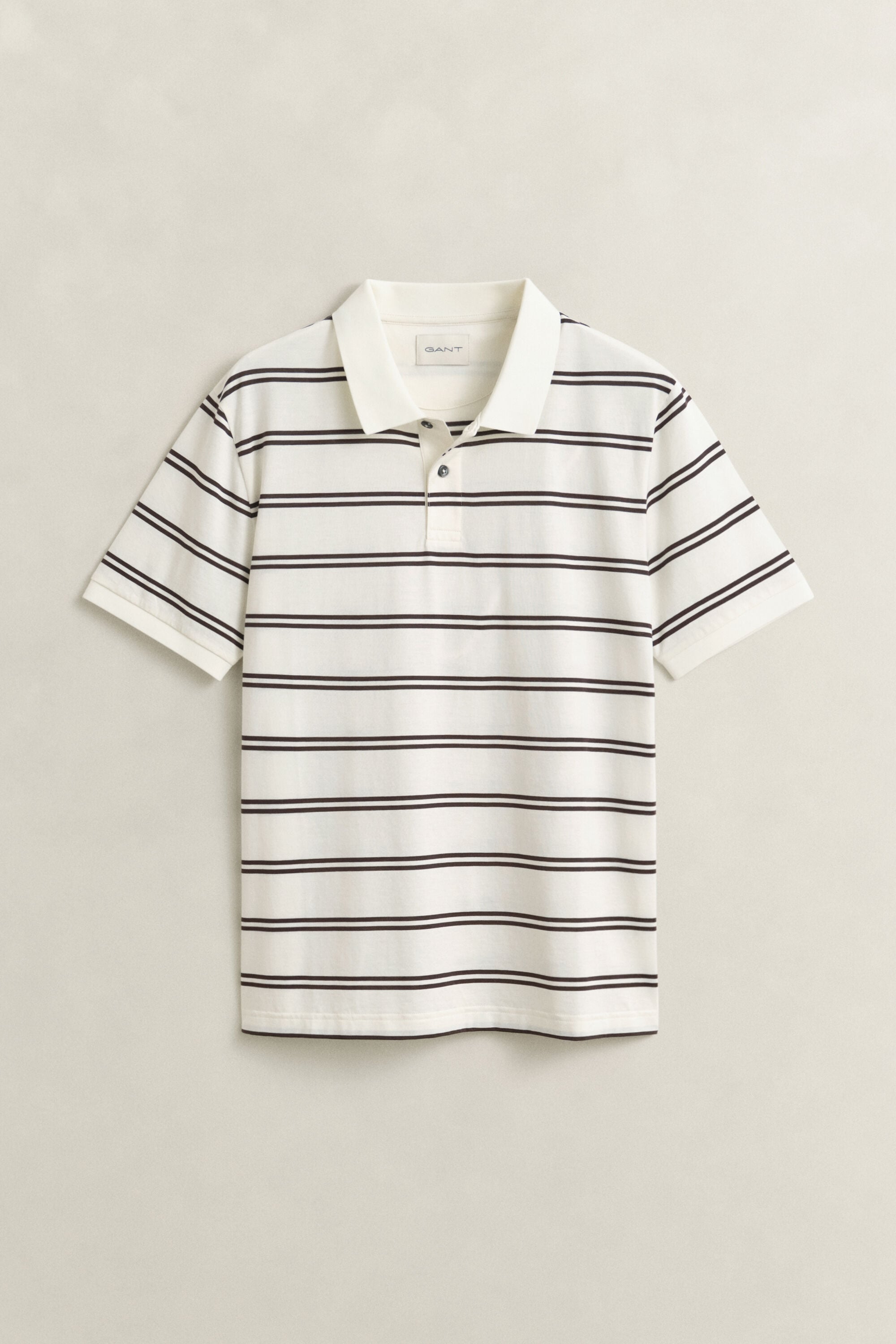 Striped Pima Cotton Polo Shirt