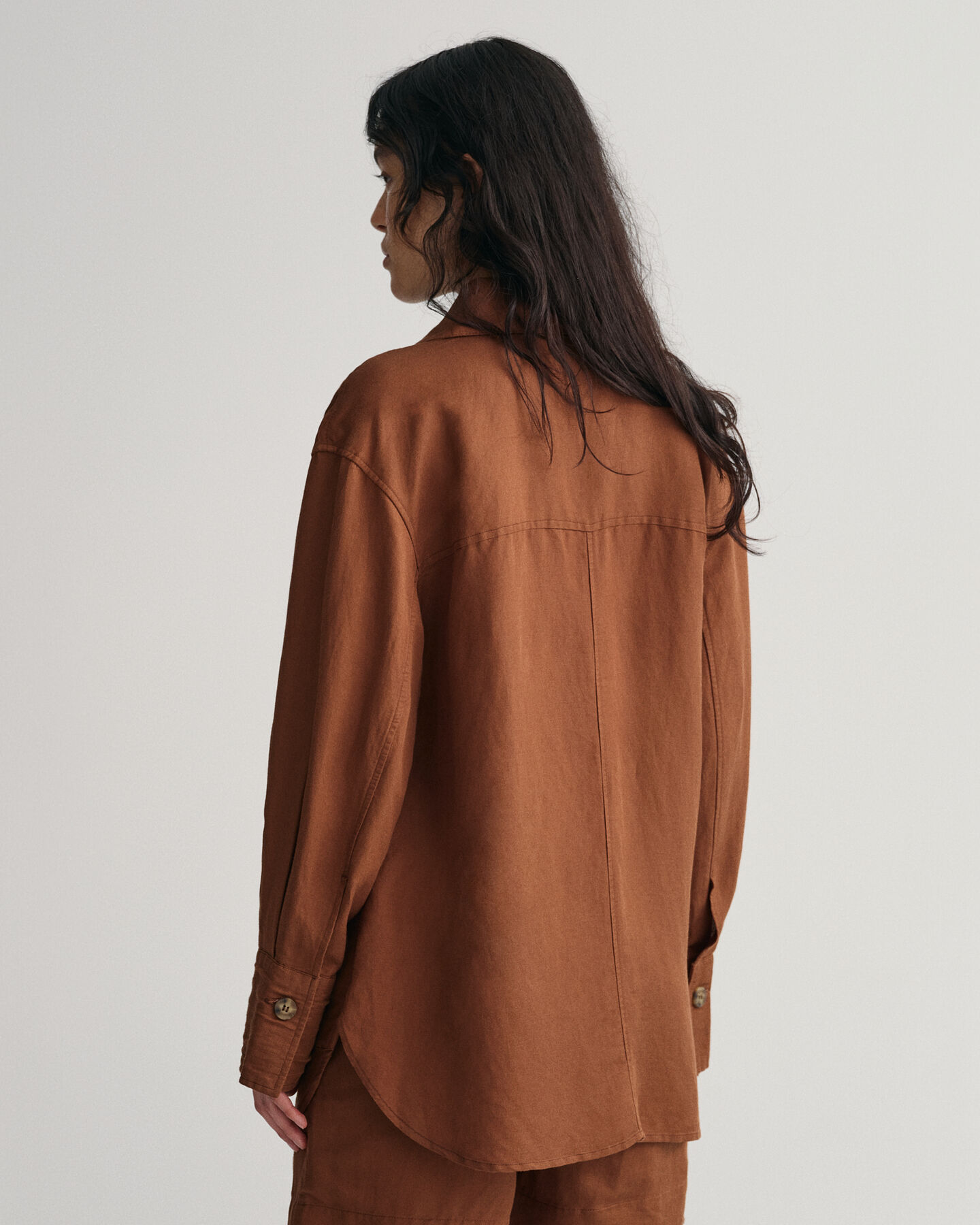 Linen Viscose Shirt Jacket
