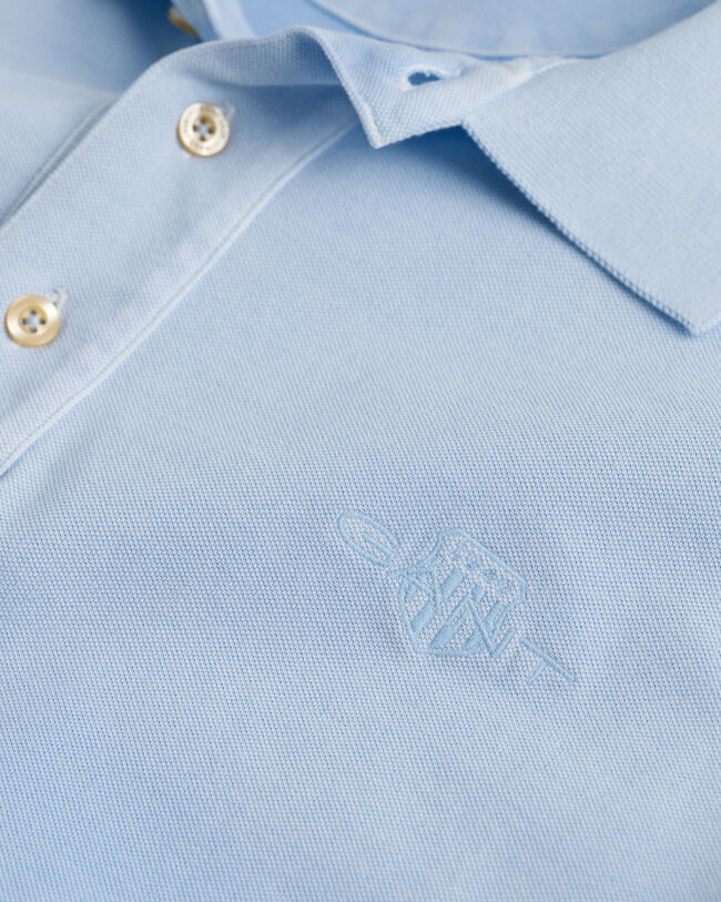 Spray-Dyed Piqu&eacute; Polo Shirt