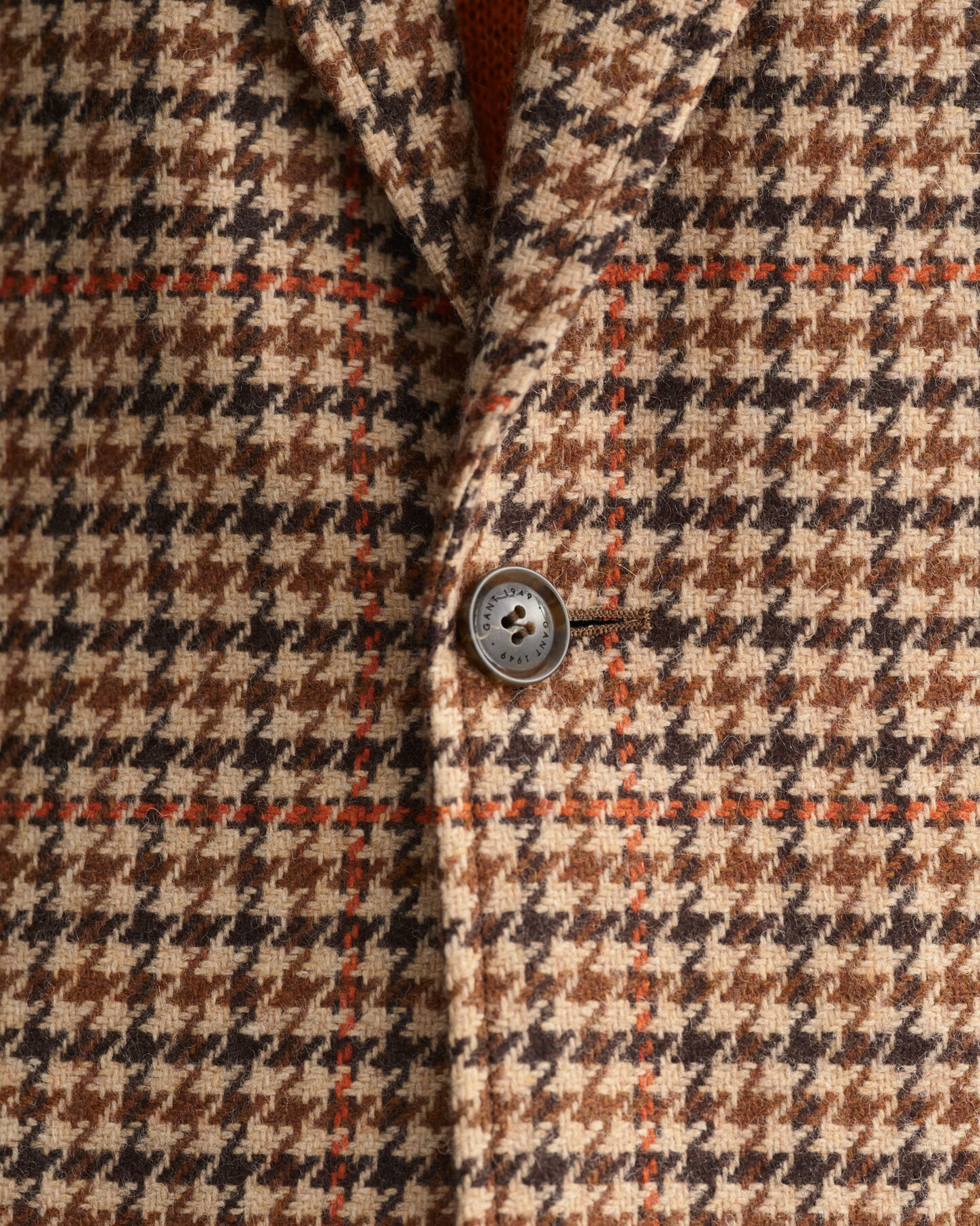 Heavy Wool Check Blazer