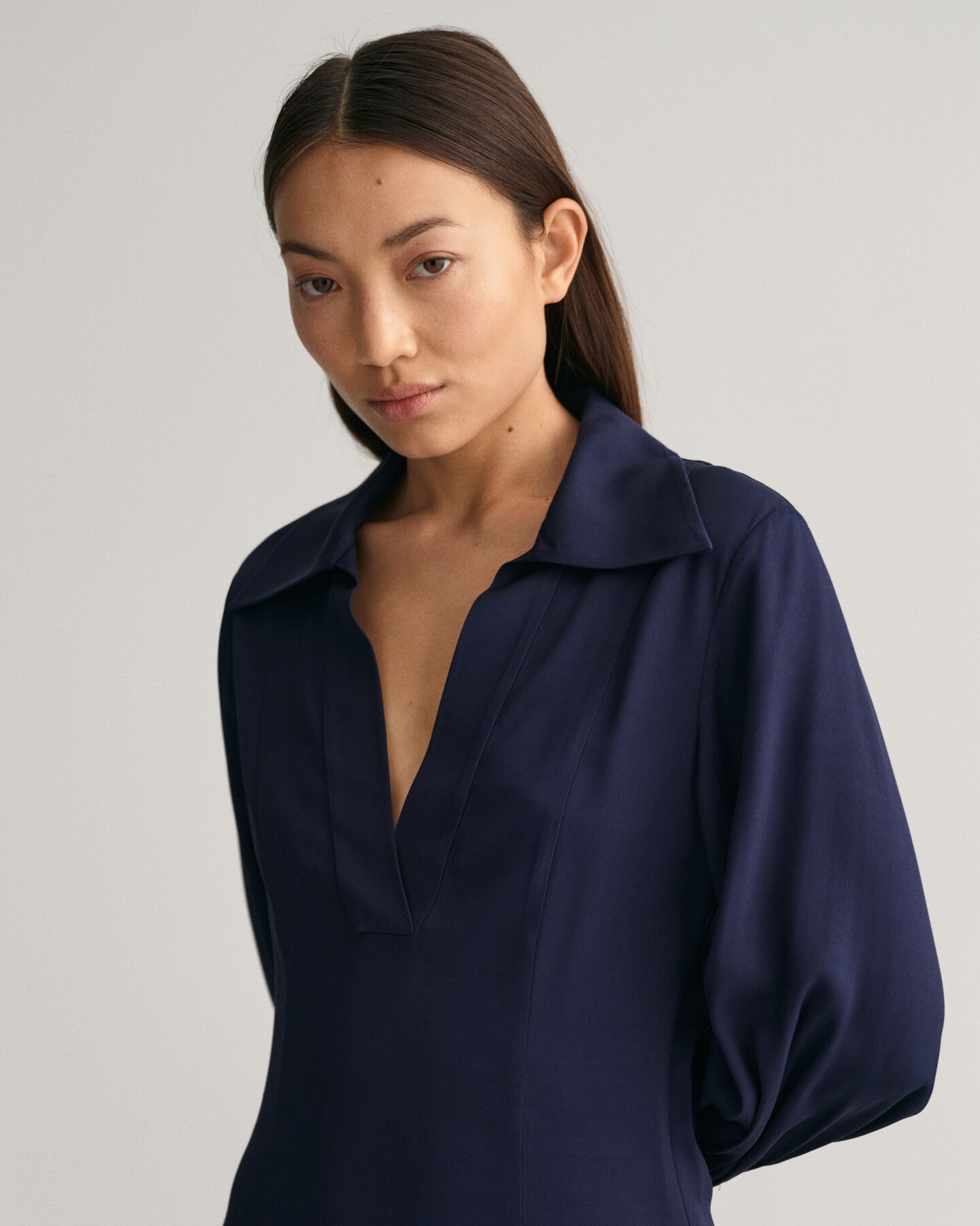 Slim Fit High Cuffs Dress