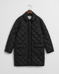 Quilted Corduroy Trim Coat