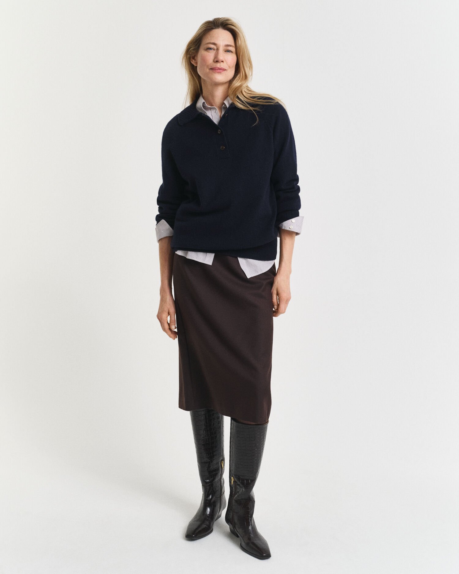 Knitted Wool Cashmere Blend Rugger