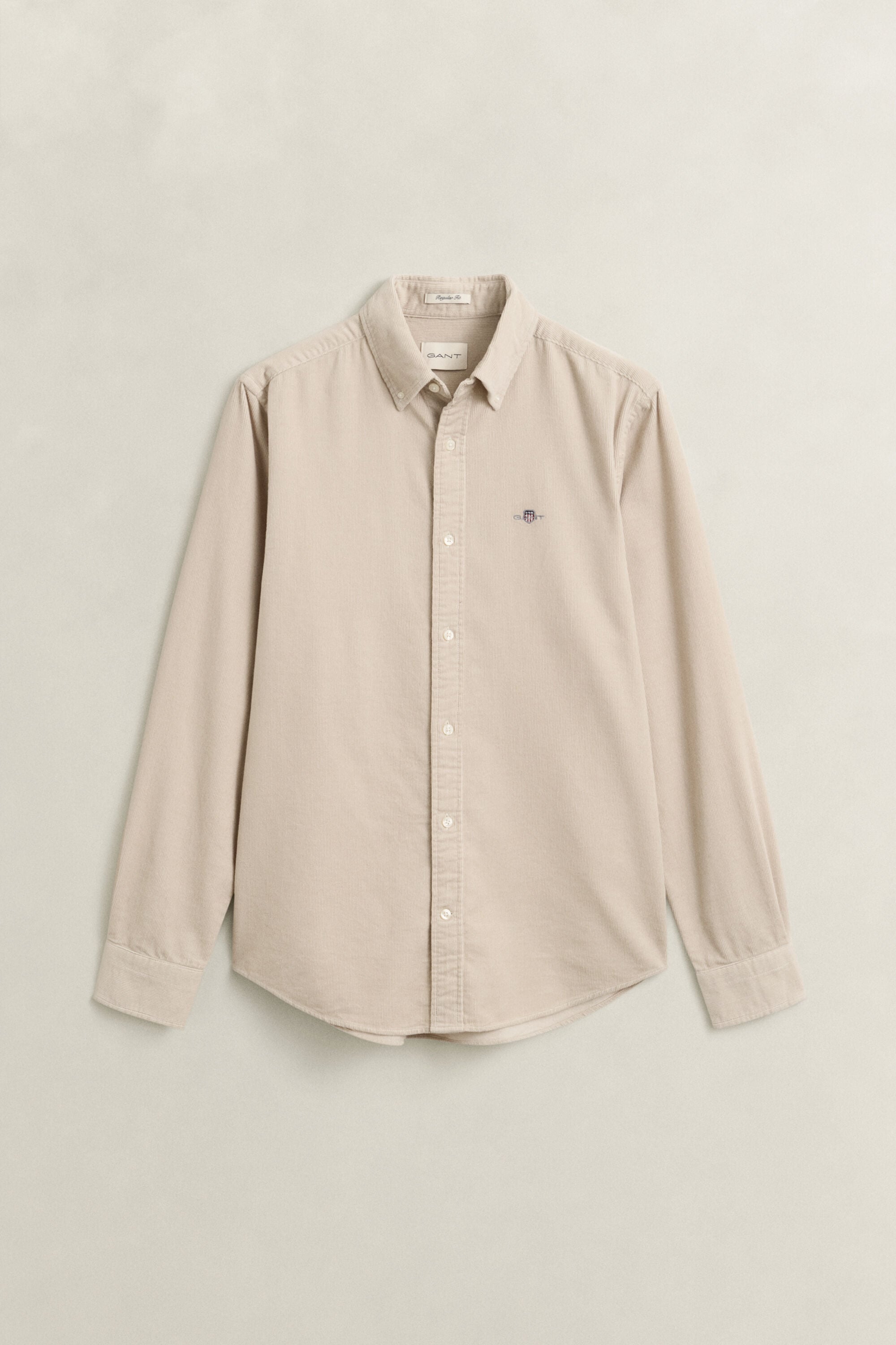 Corduroy Shirt — CLAY BEIGE