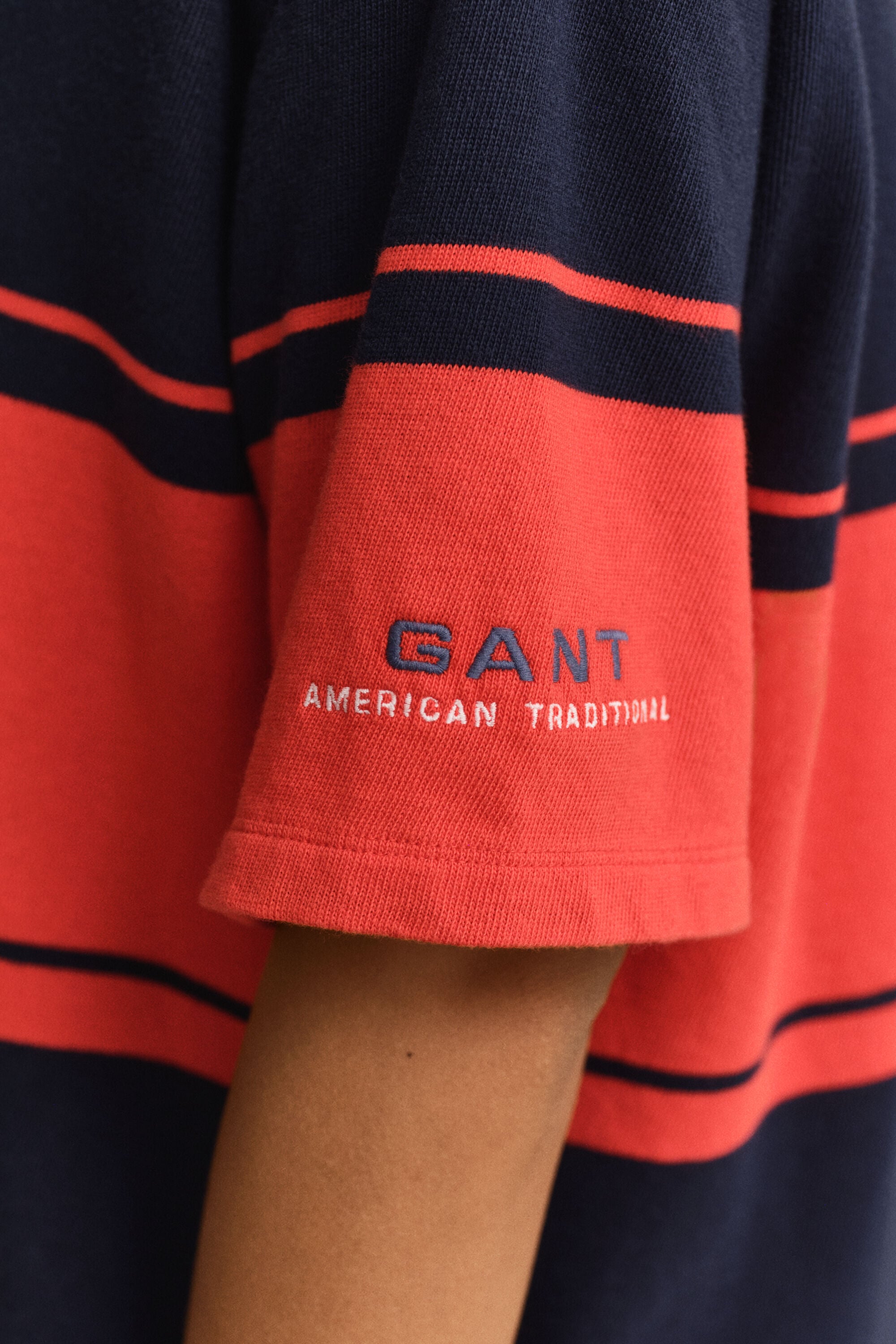 Barstriped Short Sleeve Heavy Rugger