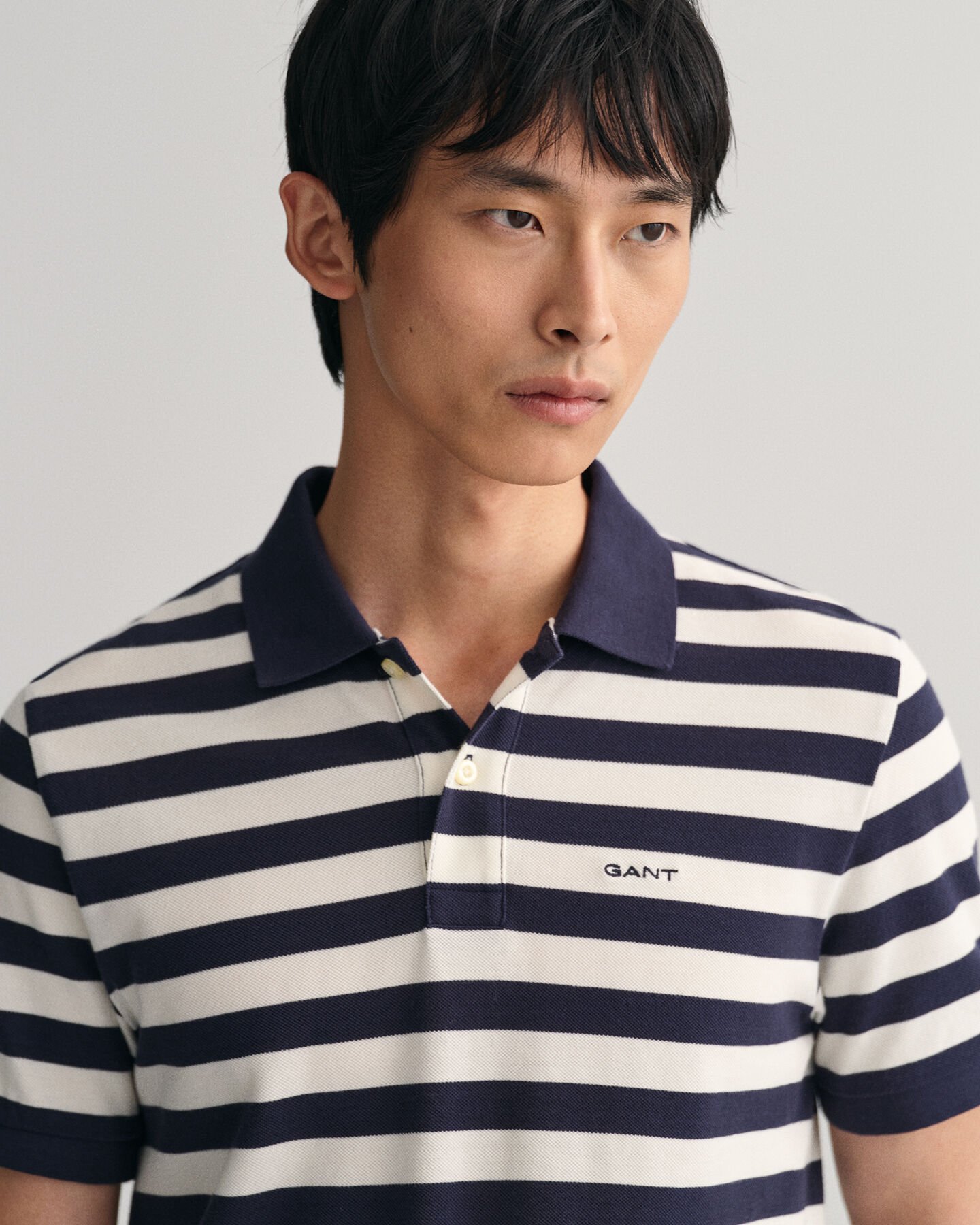 Multi Striped Piqu&eacute; Polo Shirt