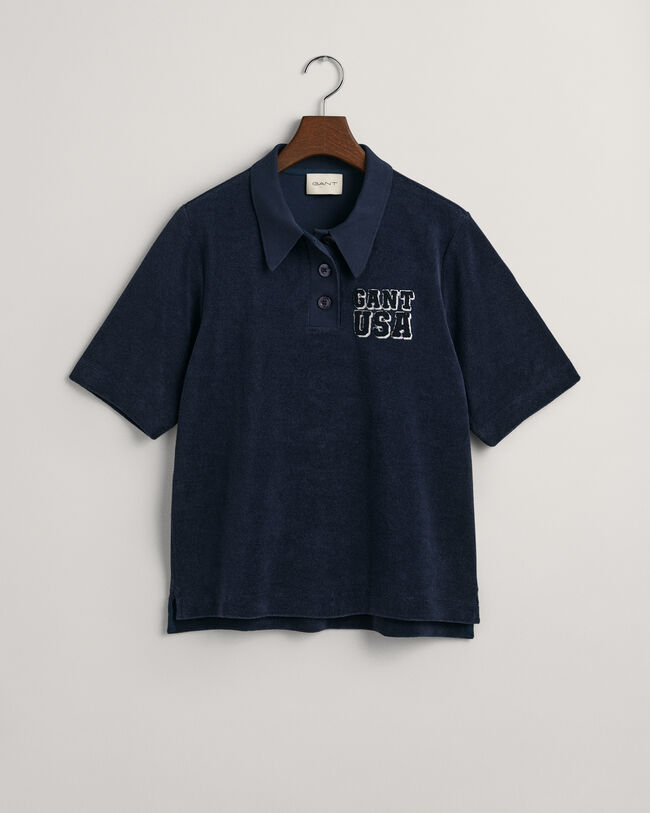 Terry Cloth Polo Shirt