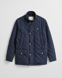 Quilted Windcheater Mid-Length Jacket