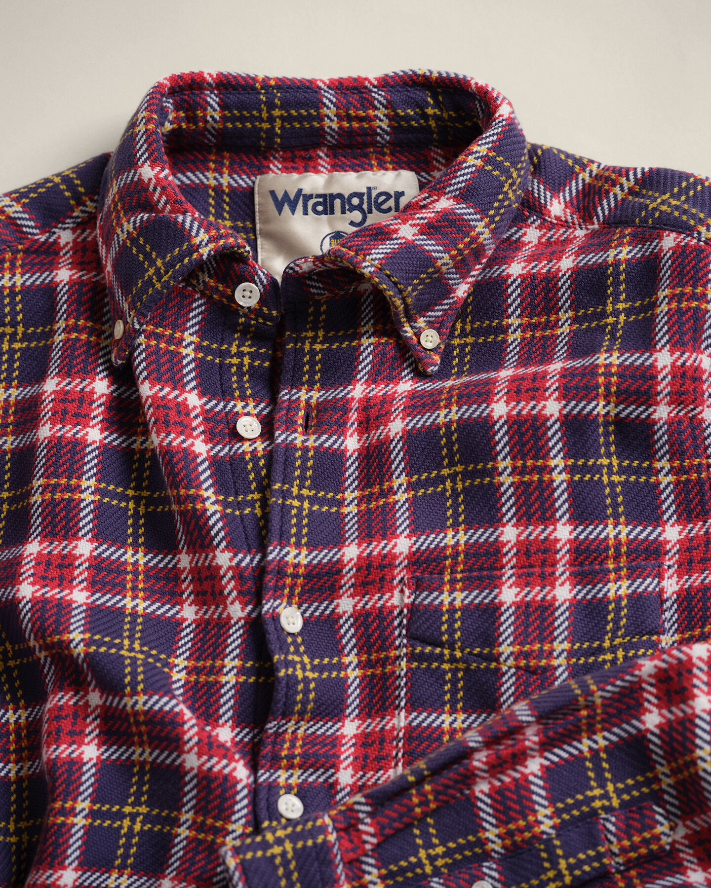 GANT x Wrangler Regular Fit Plaid Twill Shirt