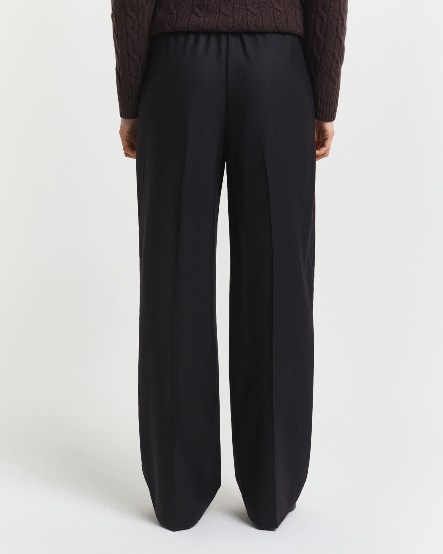 Wool Blend Pull-On Pants