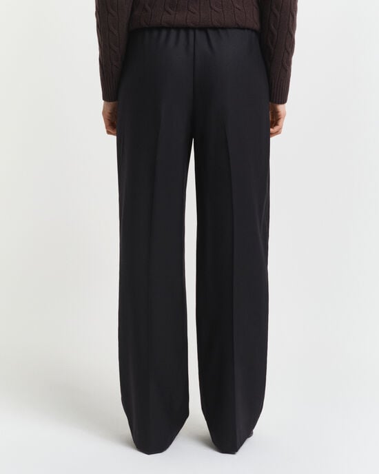 Wool Blend Pull-On Pants