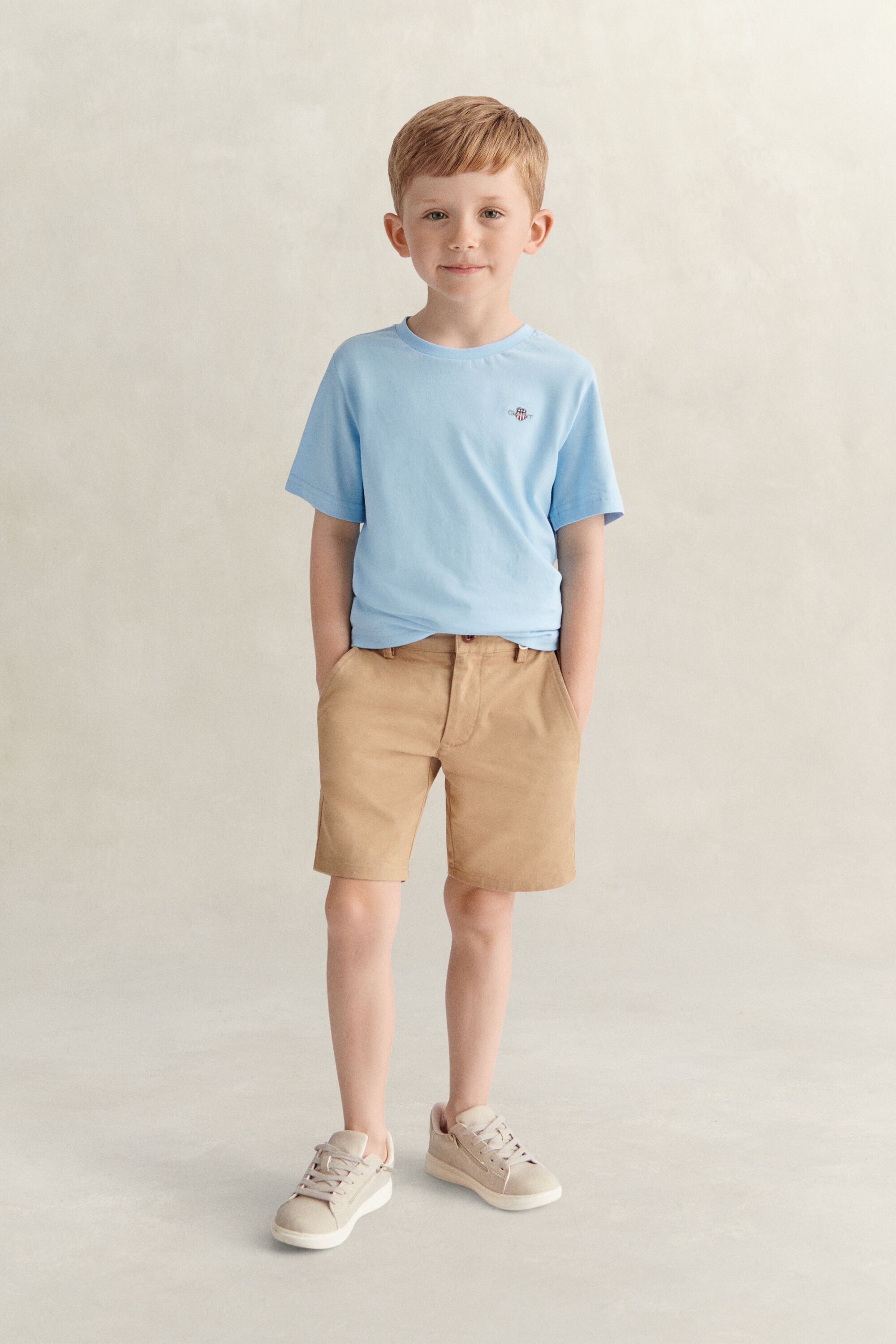 Kids Shield T-Shirt — SKY BLUE