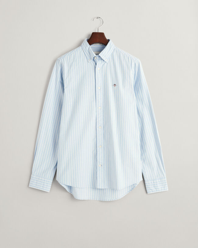 Slim Fit Striped Oxford Stretch Shirt